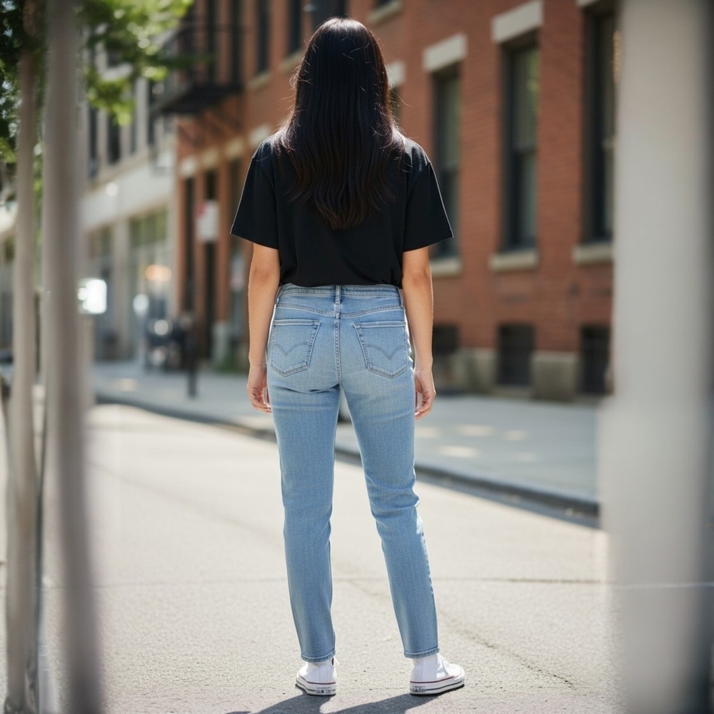 We The Free. Free People. Light Blue Skinny Jeans - Picture 2 of 3